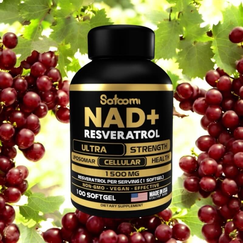 NAD+ Resveratrol 1500mg – Soporte Celular, Energía y Longevidad