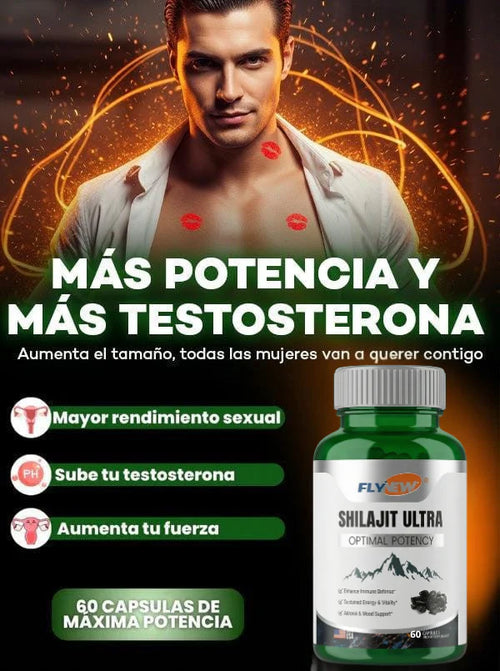 Shilajit Ultra Optimal Potency - Energía de Hombre Que No Se Detiene